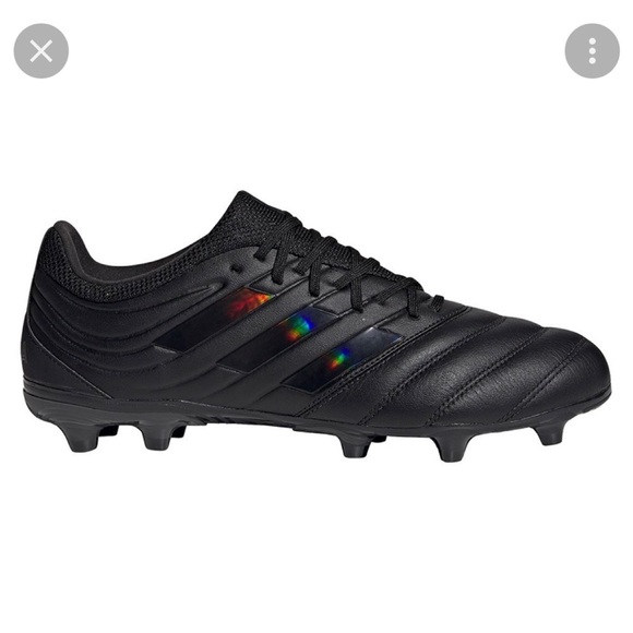 Adidas Copa 19.3 FG Black Cleats with Iridescent Logo (PRB 698001) - Picture 7 of 7